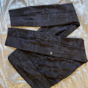 Lululemon Black Camo Leggings